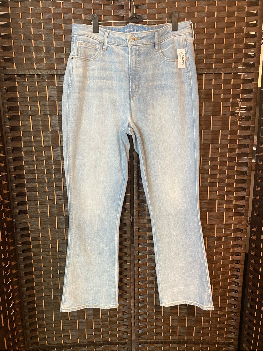 Old Navy High-Rise Vintage Cropped Flare Jeans Size 12 Tall
